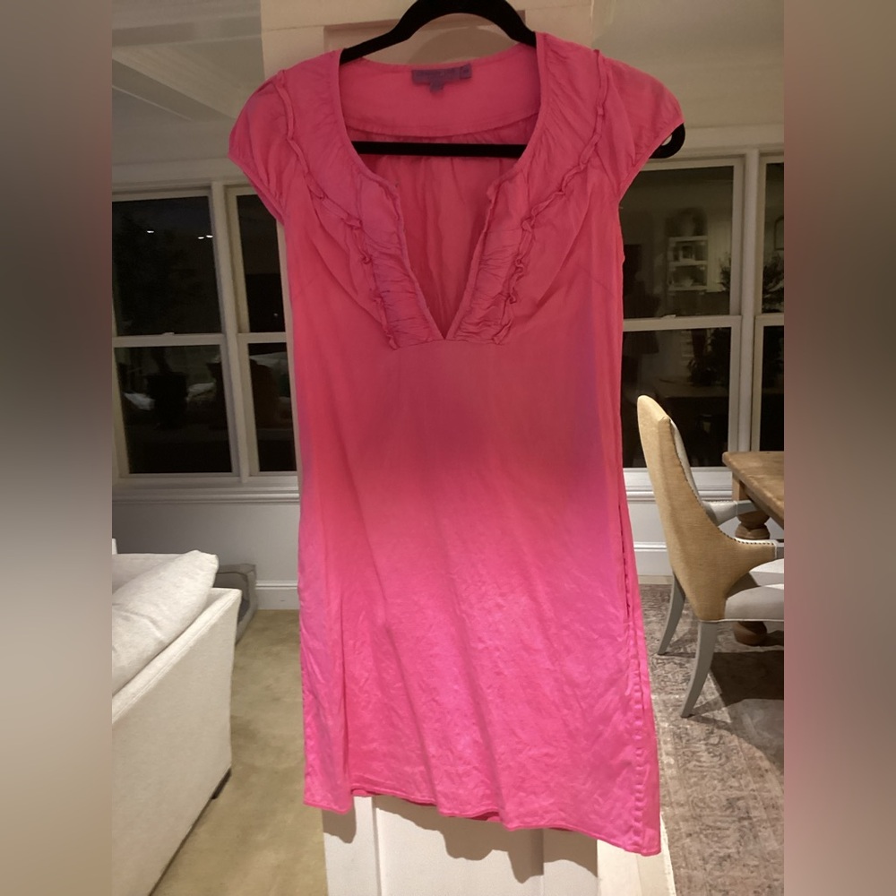 Christiane Gelle calypso silk pink dress